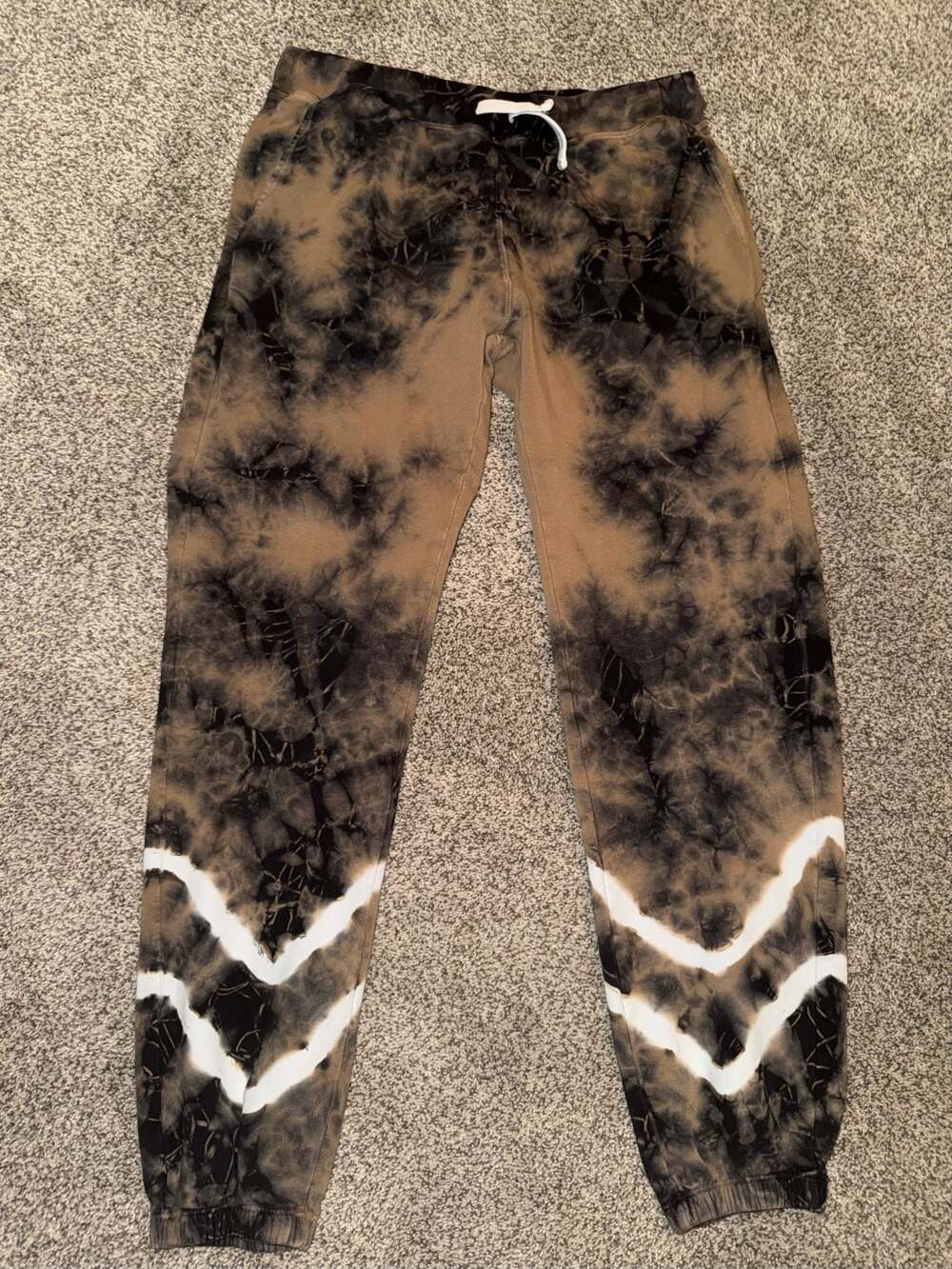 Electric & Rose Abbott Tie-Dye Chevron Joggers